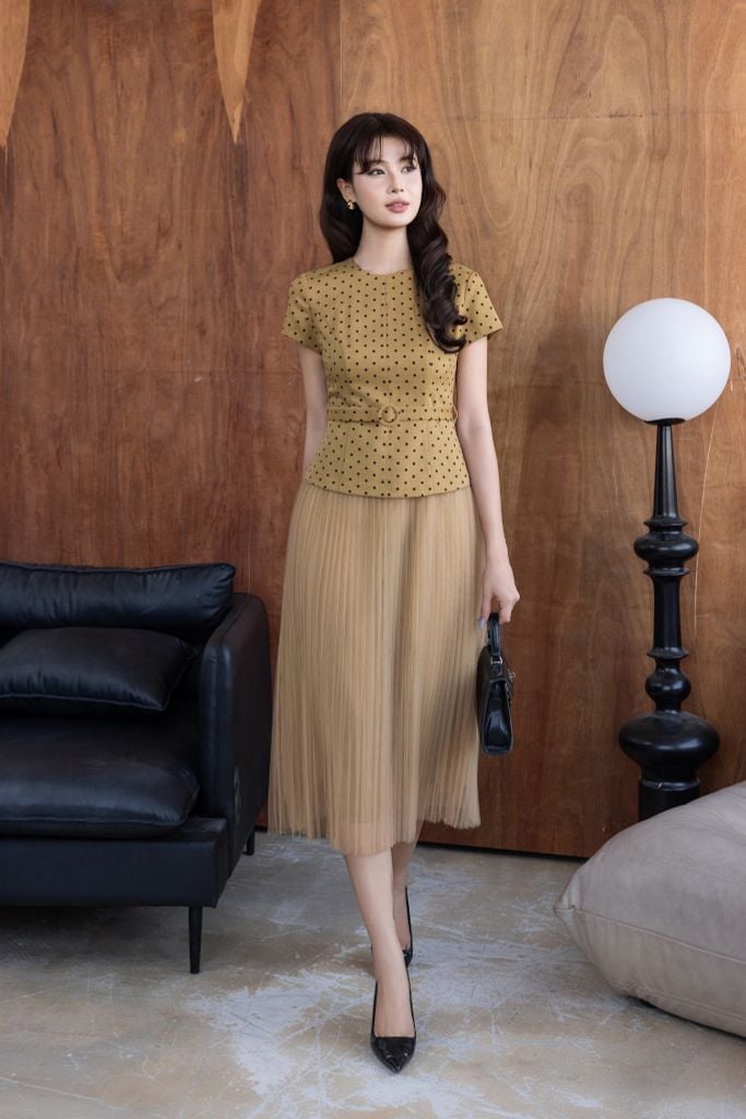 ĐẦM CHẤM BI D11212
