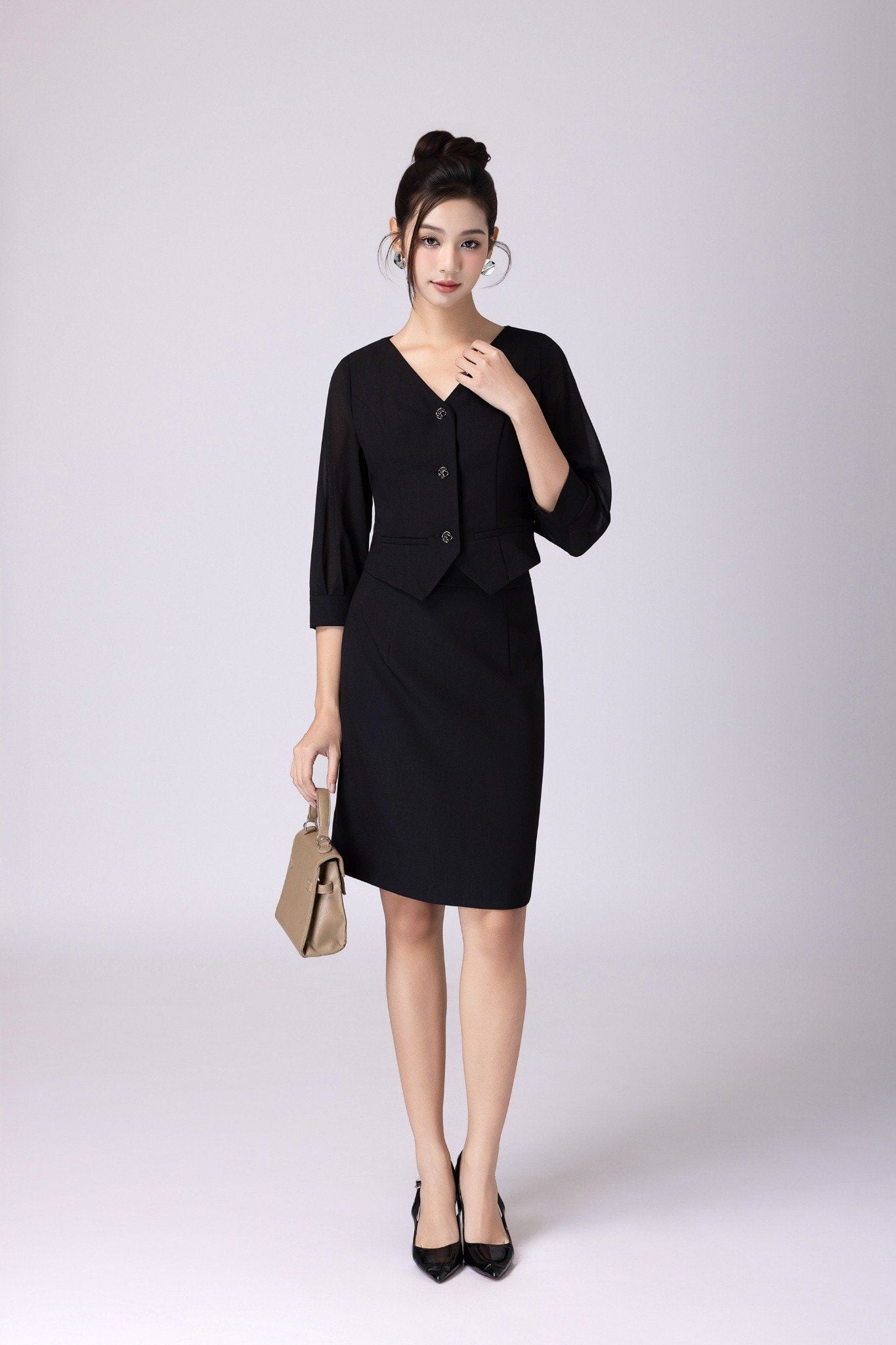 ÁO VEST VẠT NHỌN AK06862