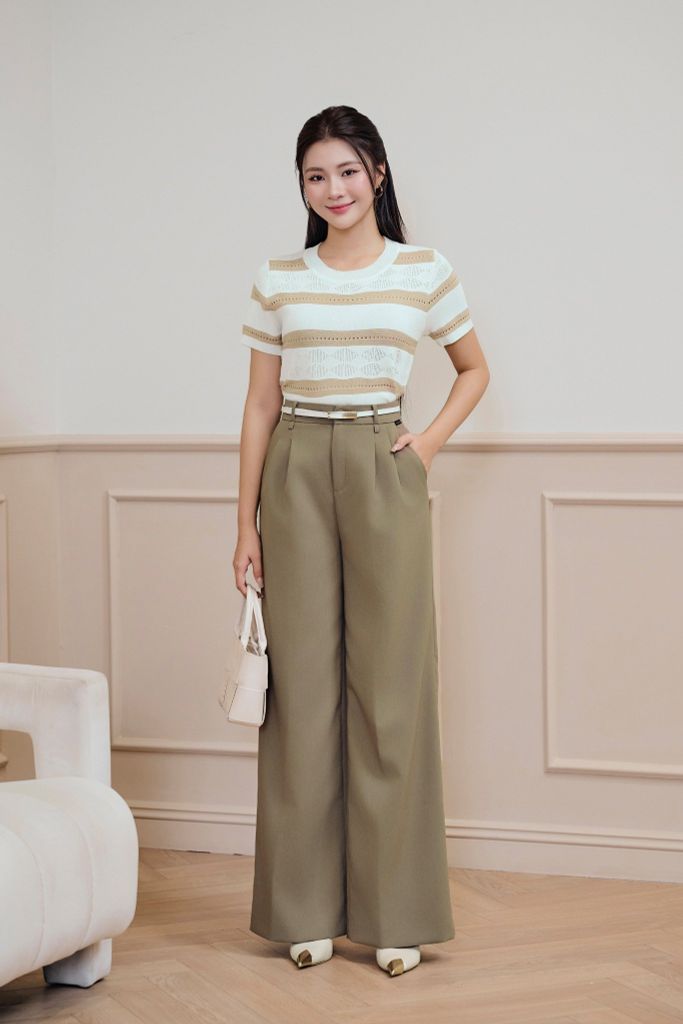 QUẦN SUÔNG NÂU Q03232