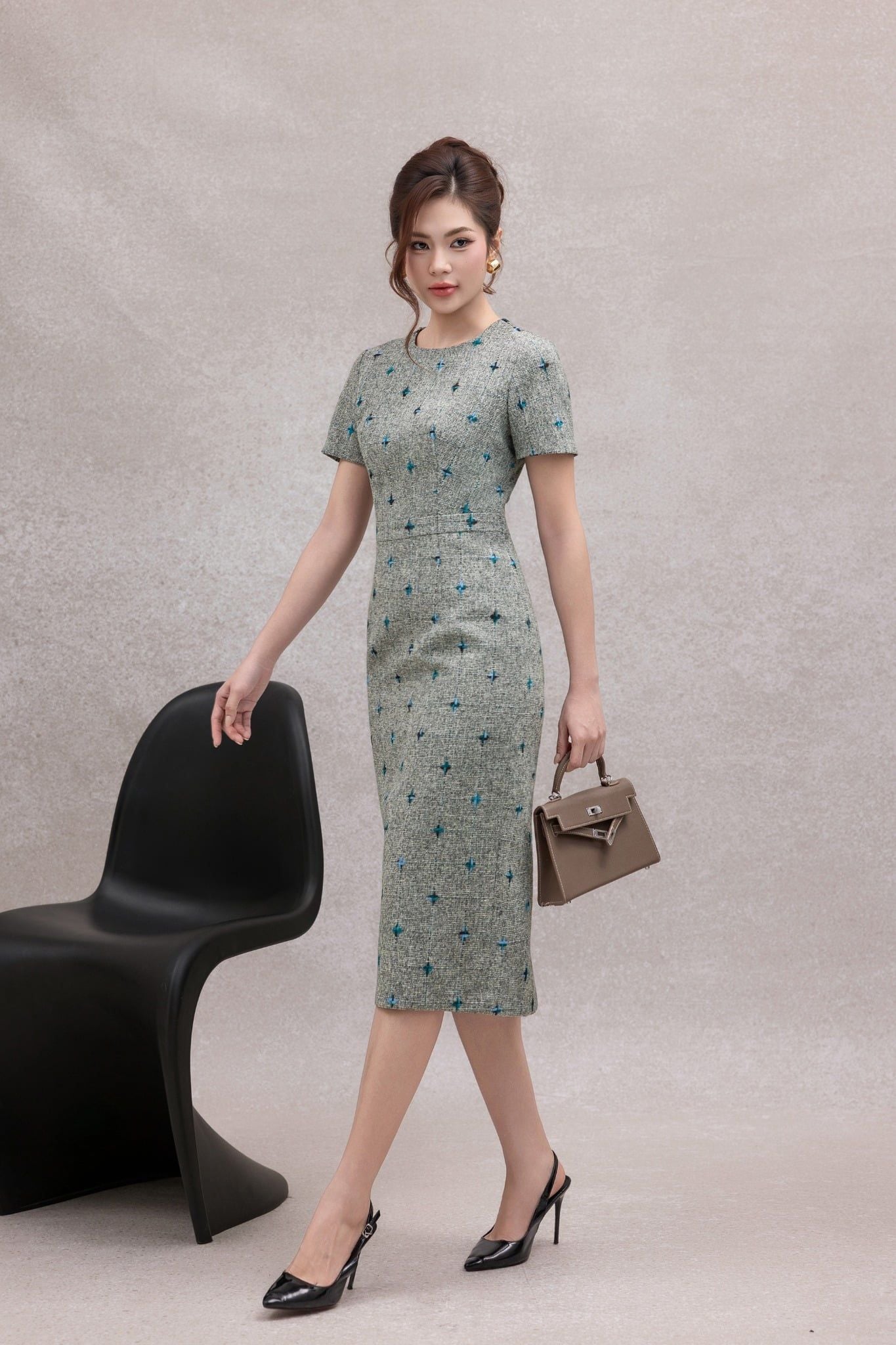 ĐẦM ÔM HOẠ TIẾT D07682