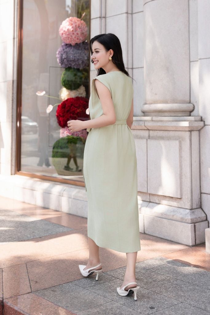  ĐẦM THIẾT KẾ THẮT ĐAI D10332 