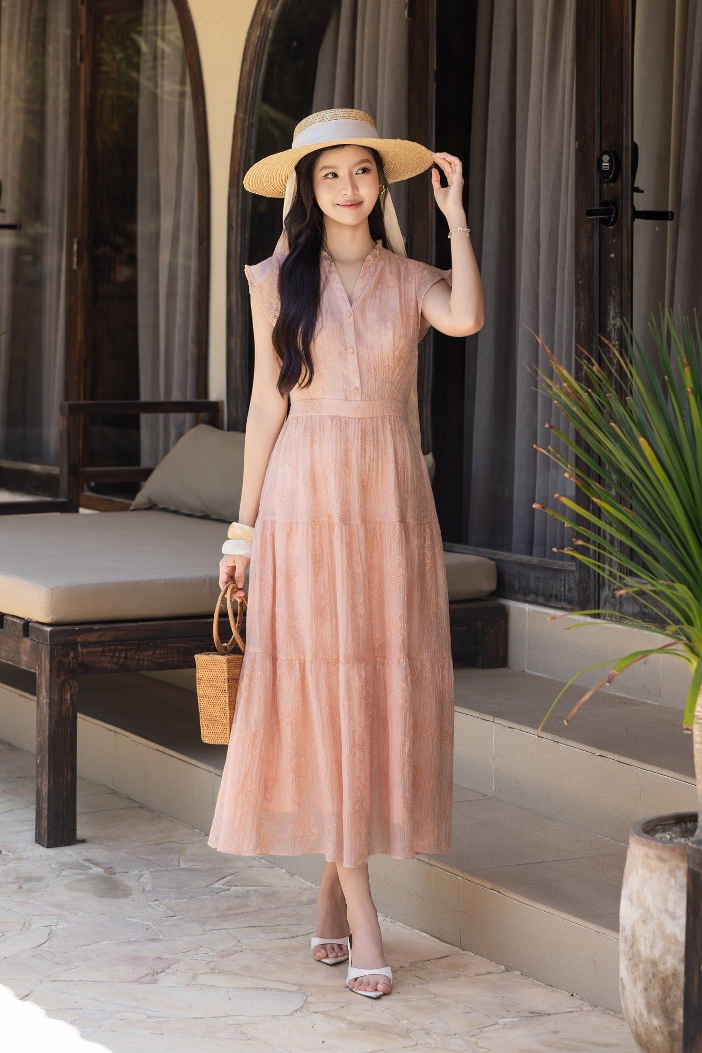 keonhacai MAXI THÊU HOA D00712