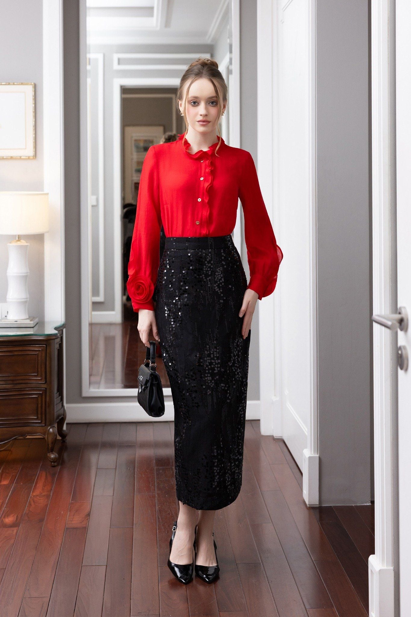 CHÂN VÁY SEQUIN Z07502