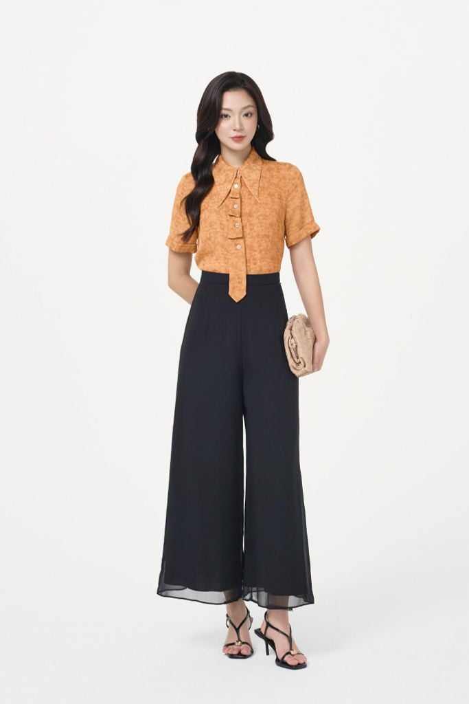 SƠ MI CỔ NHỌN SM02452