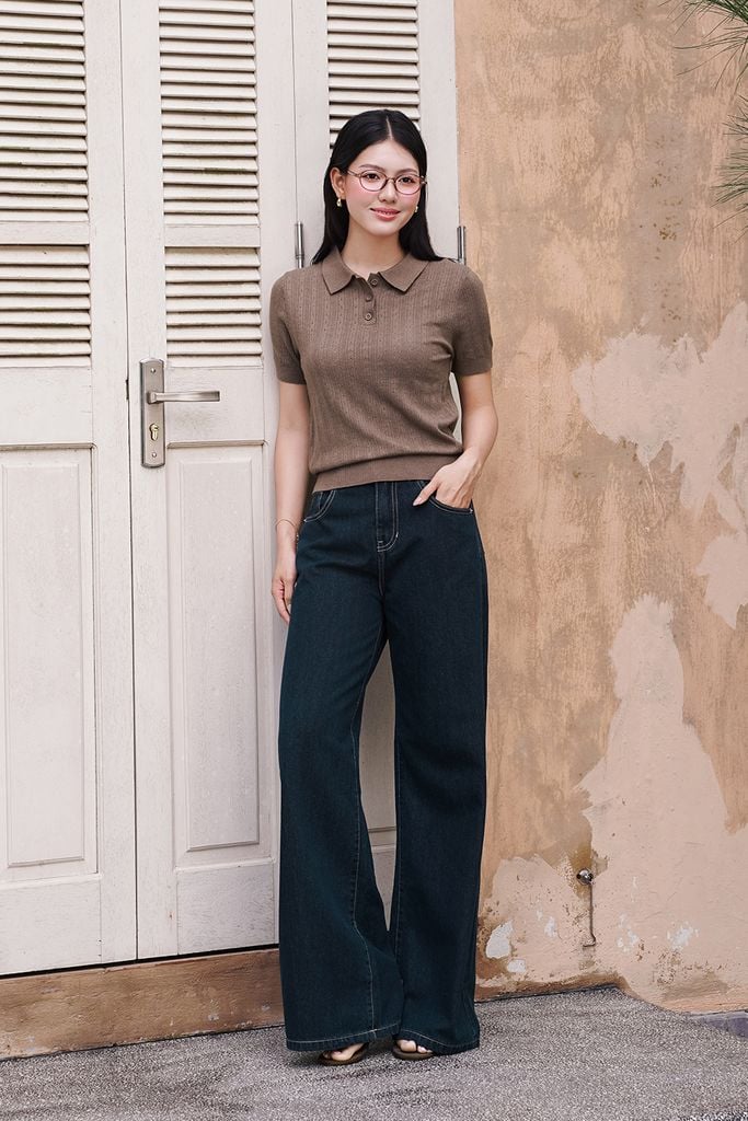 QUẦN JEANS ỐNG SUÔNG Q67112