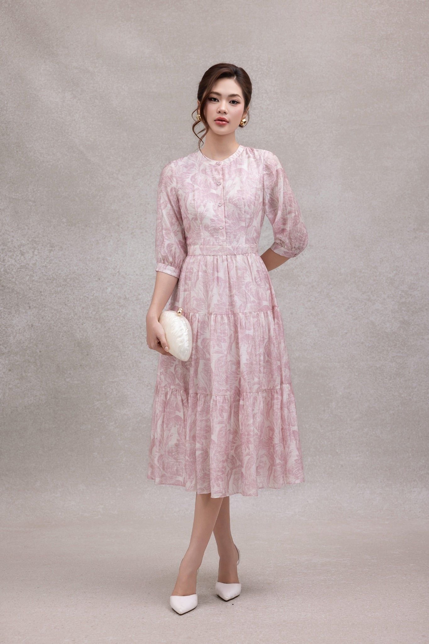 ĐẦM TƠ HOẠ TIẾT D08362