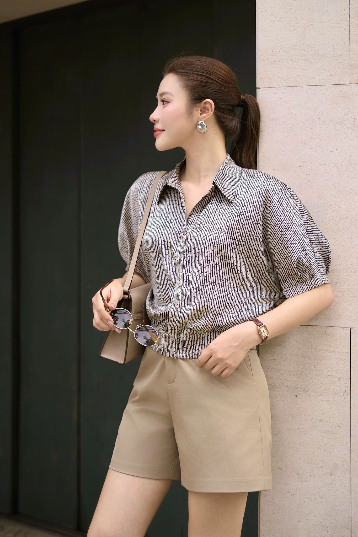 QUẦN SHORT CẠP CAO Q10422