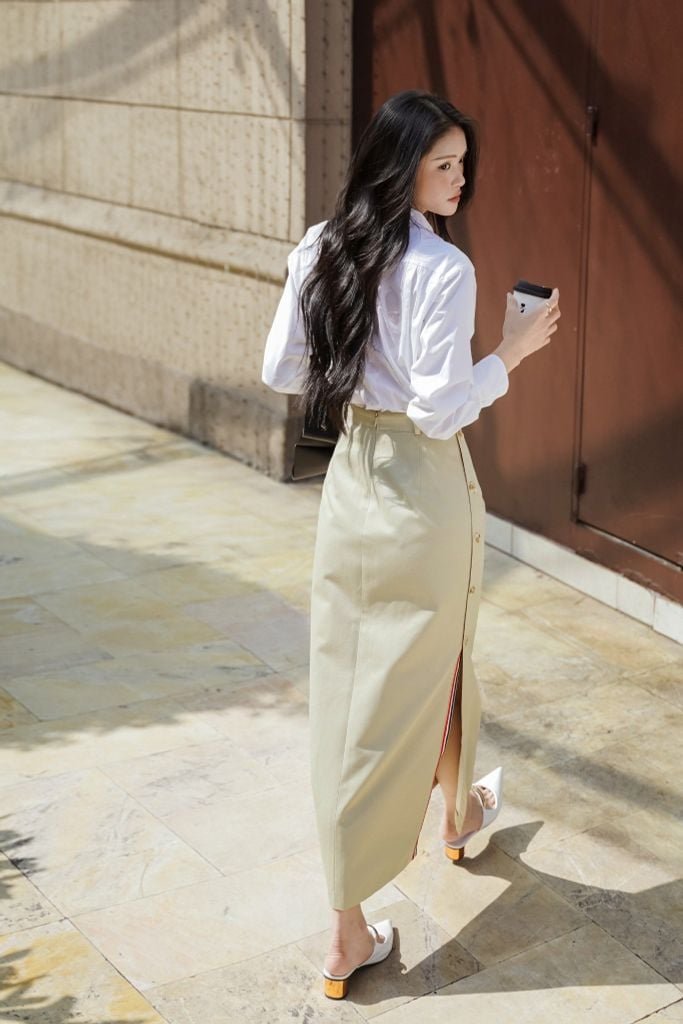  CHÂN VÁY KAKI Z05932 