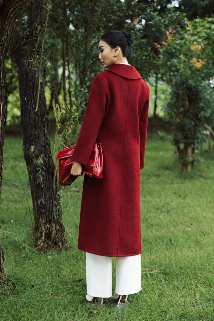  MĂNG TÔ DẠ ĐỎ AK68062 