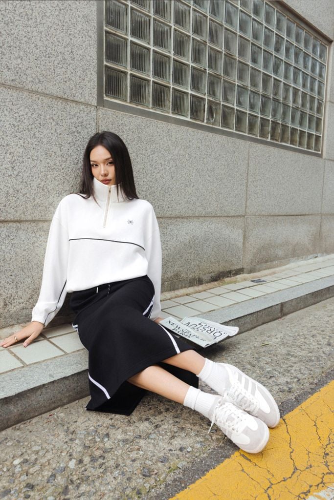 ÁO TRẮNG KÉO KHOÁ TS62622