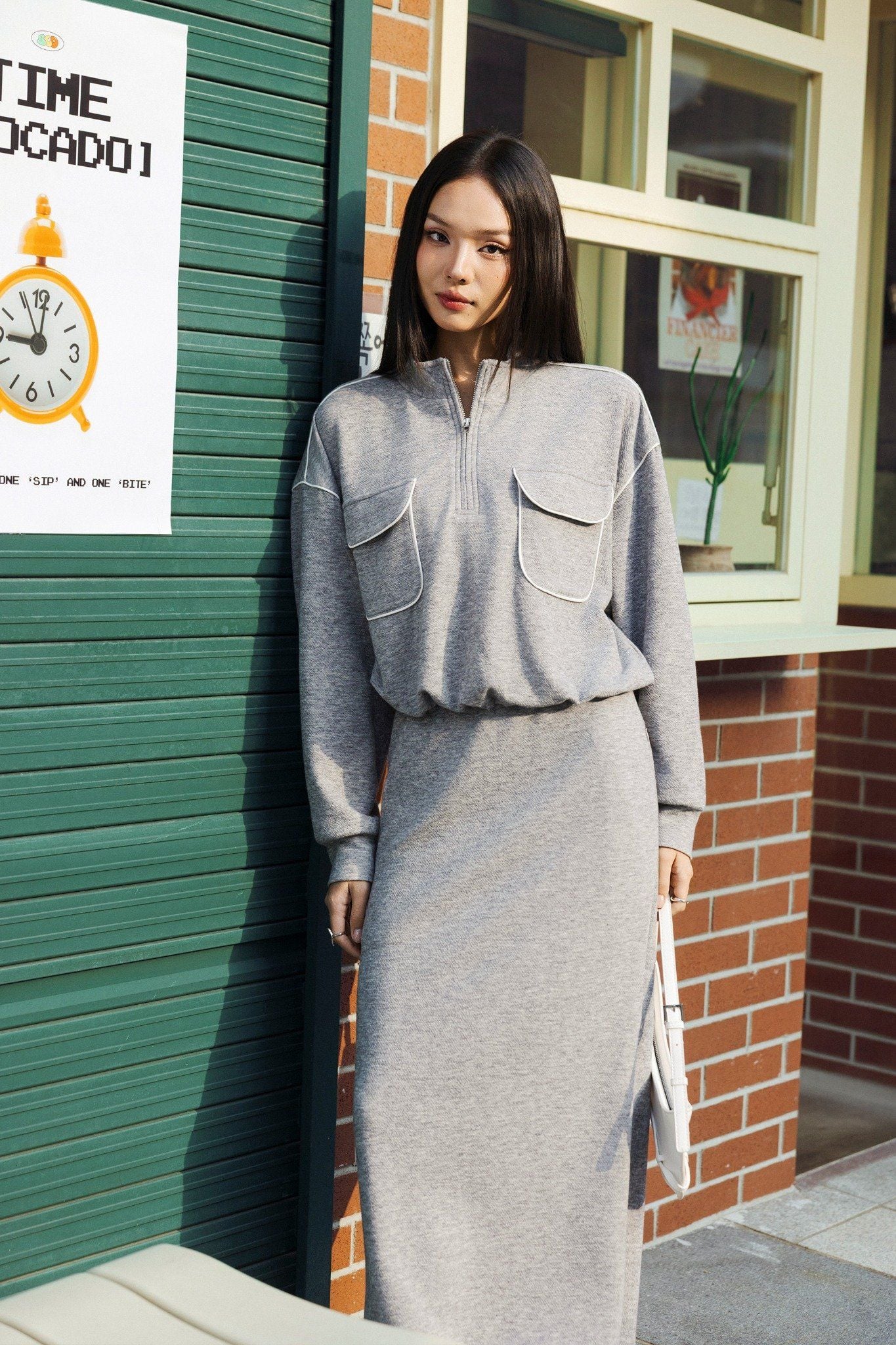 SET BỘ XÁM PHỐI VIỀN TRẮNG HW40482