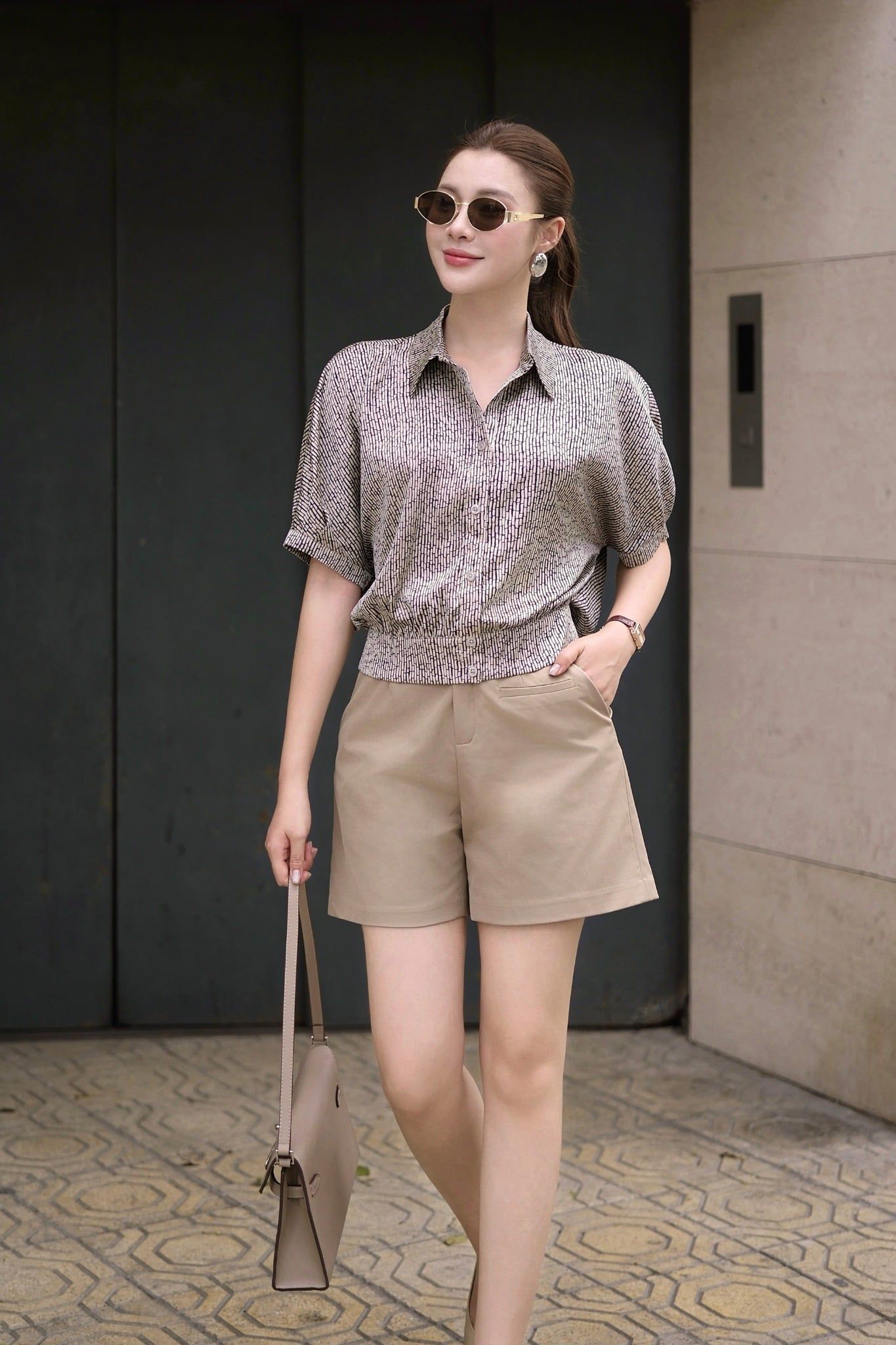 QUẦN SHORT CẠP CAO Q10422