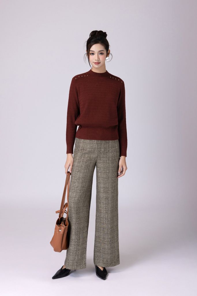 ÁO LEN ĐỎ BO GẤU AL62532