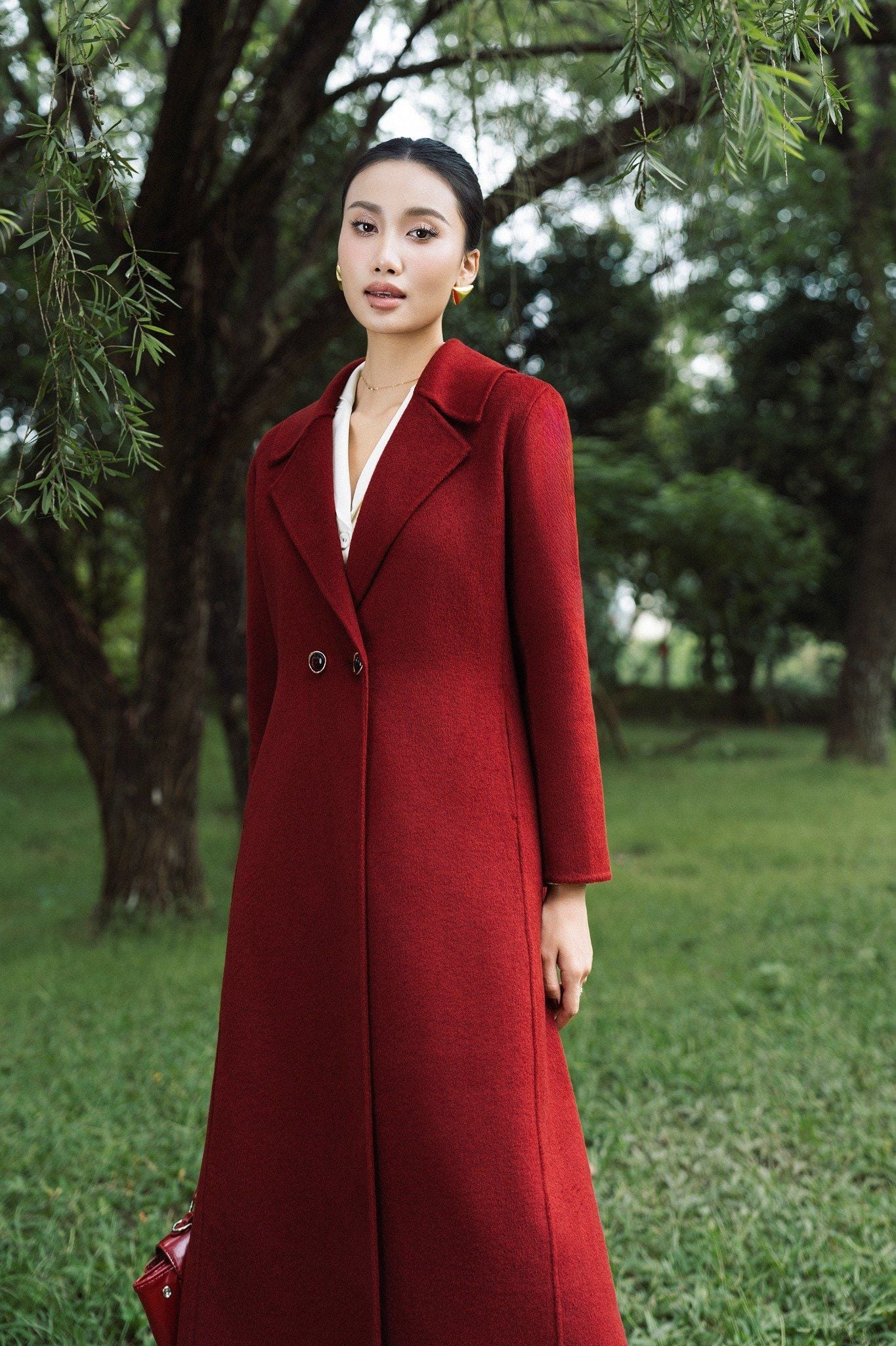 MĂNG TÔ DẠ ĐỎ AK68062