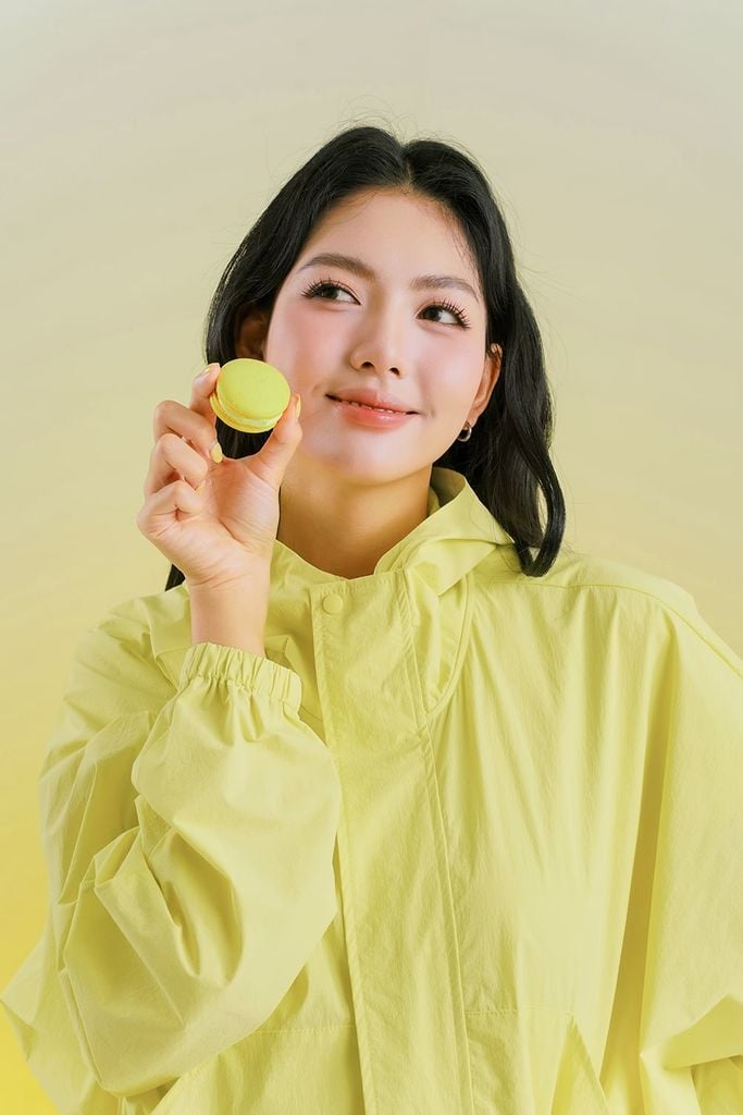  Áo chống nắng macaron vàng A61082 