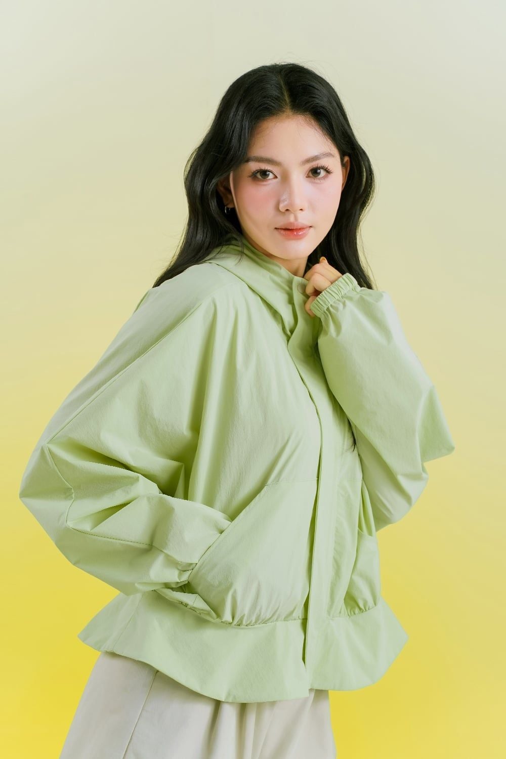Áo chống nắng Macaron Xanh A61062