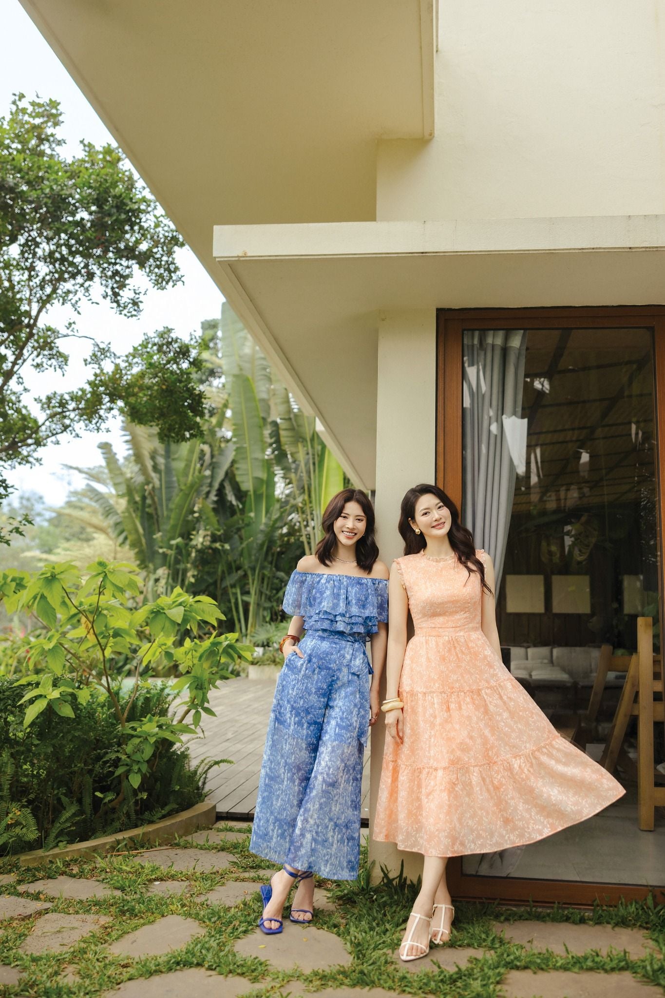 ĐẦM MAXI CỔ BÈO D11082