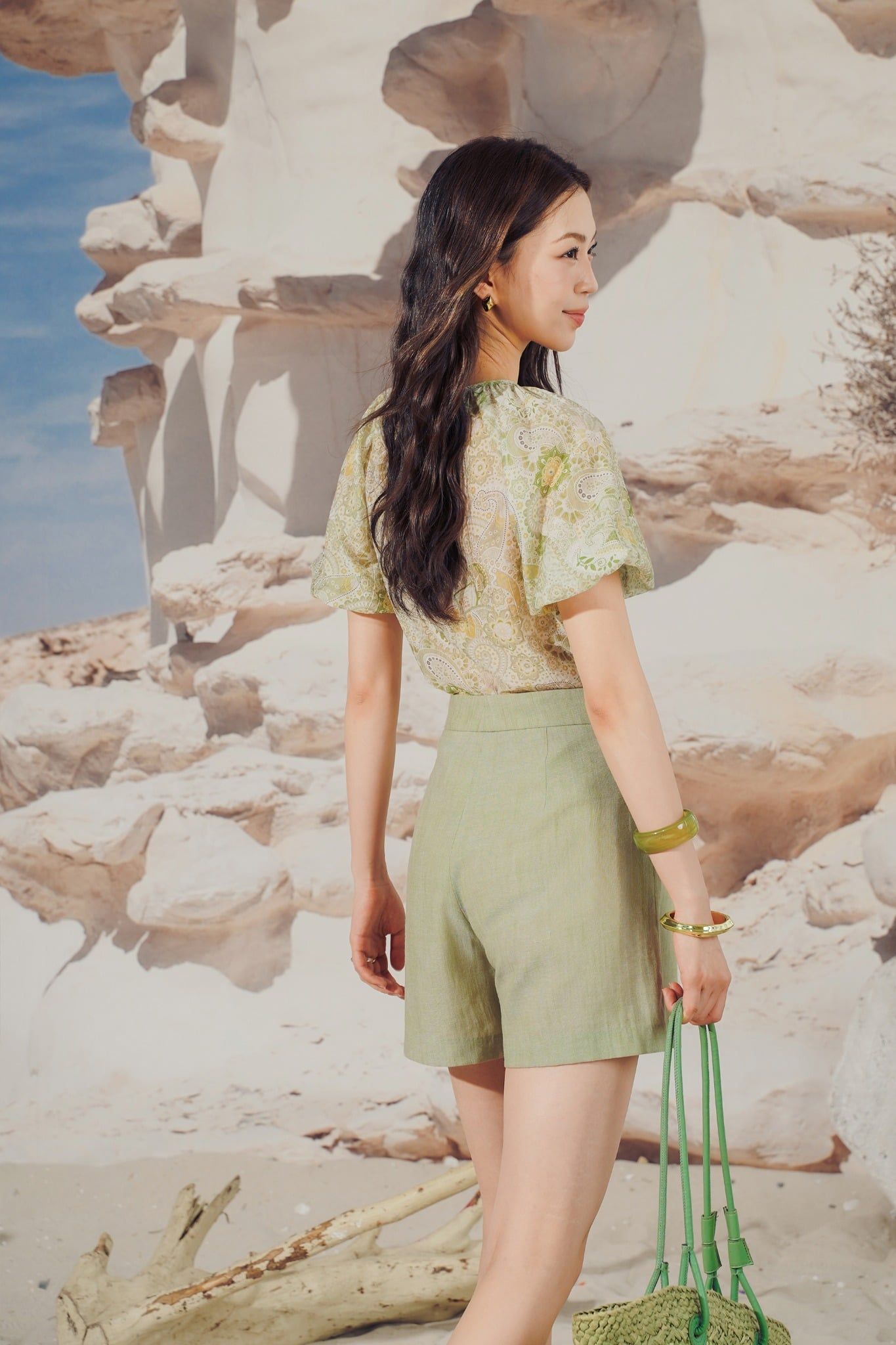 QUẦN SHORT XANH Q00872