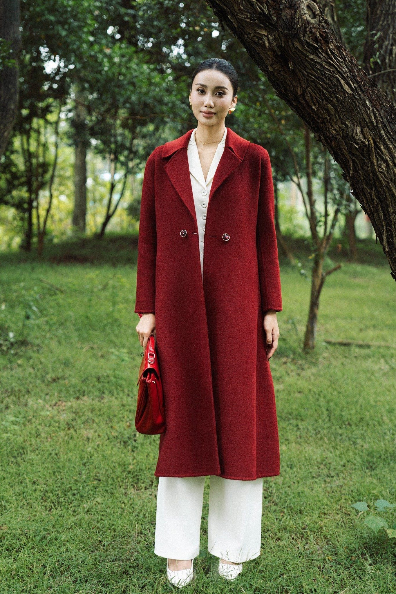 MĂNG TÔ DẠ ĐỎ AK68062