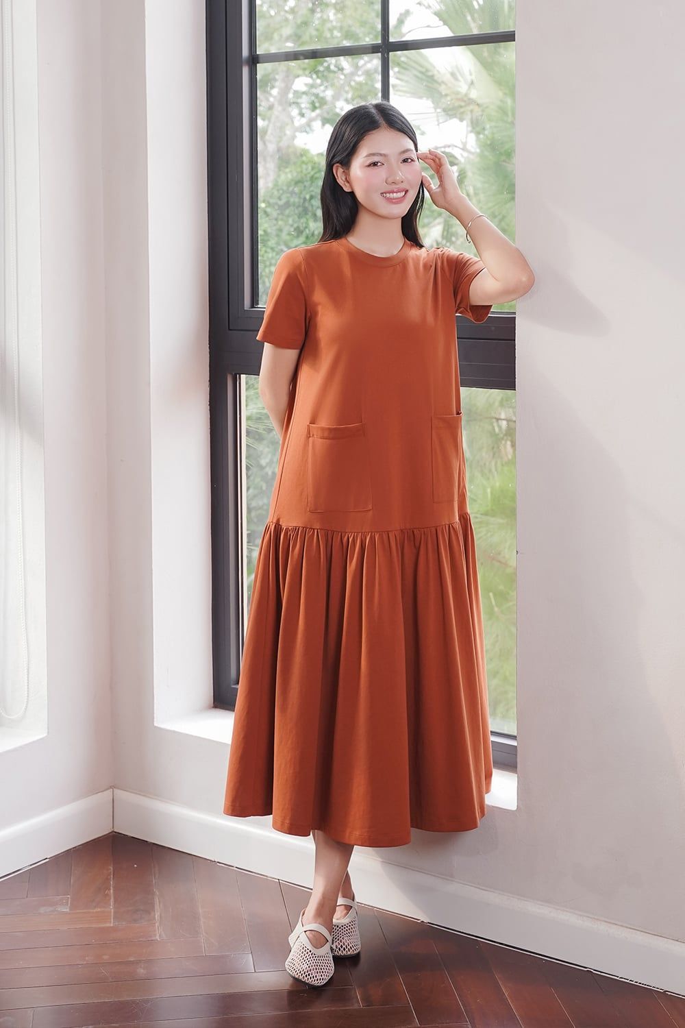 ĐẦM THUN SUÔNG D64272