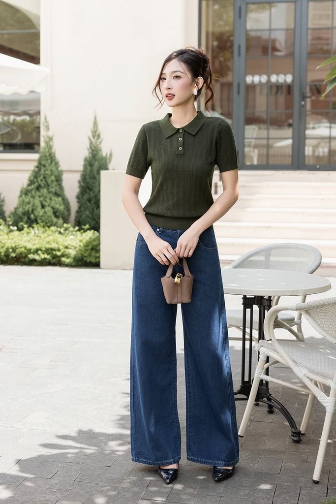ÁO LEN CỔ BẺ AL62412