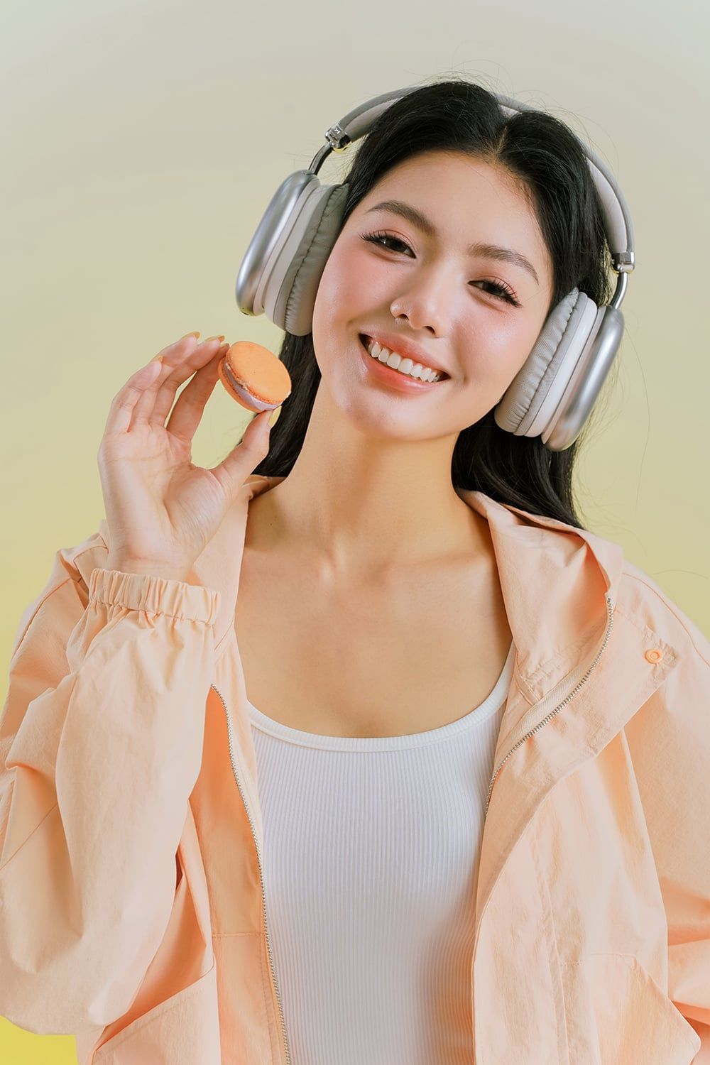 Áo chống nắng macaron cam A61072
