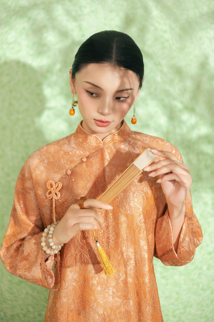  ÁO DÀI ĐINH NƠ AD0235 