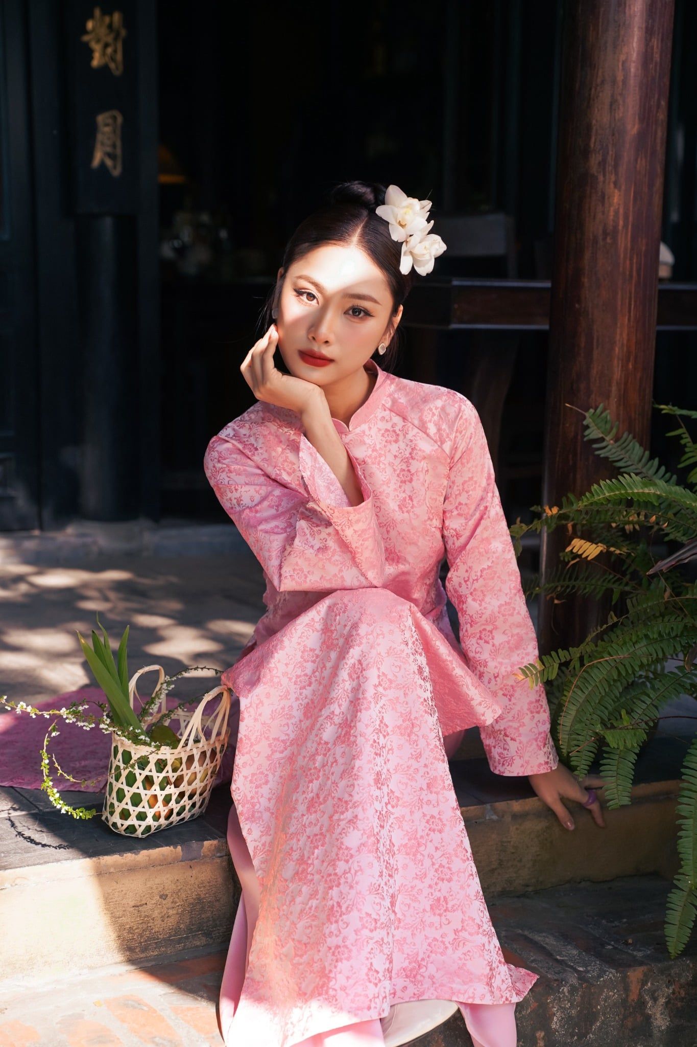 ÁO DÀI GẤM AD08772