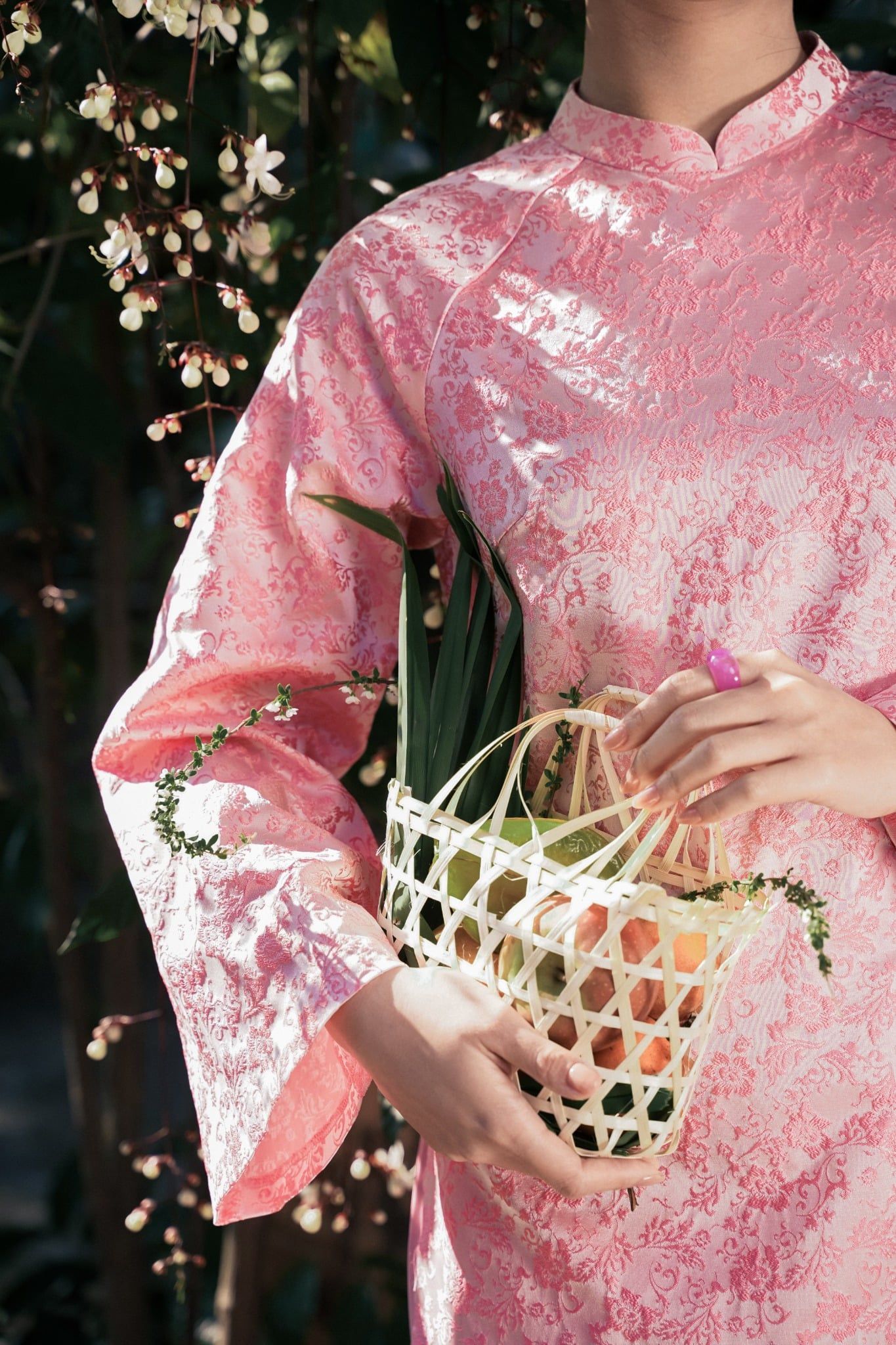 ÁO DÀI GẤM AD08772