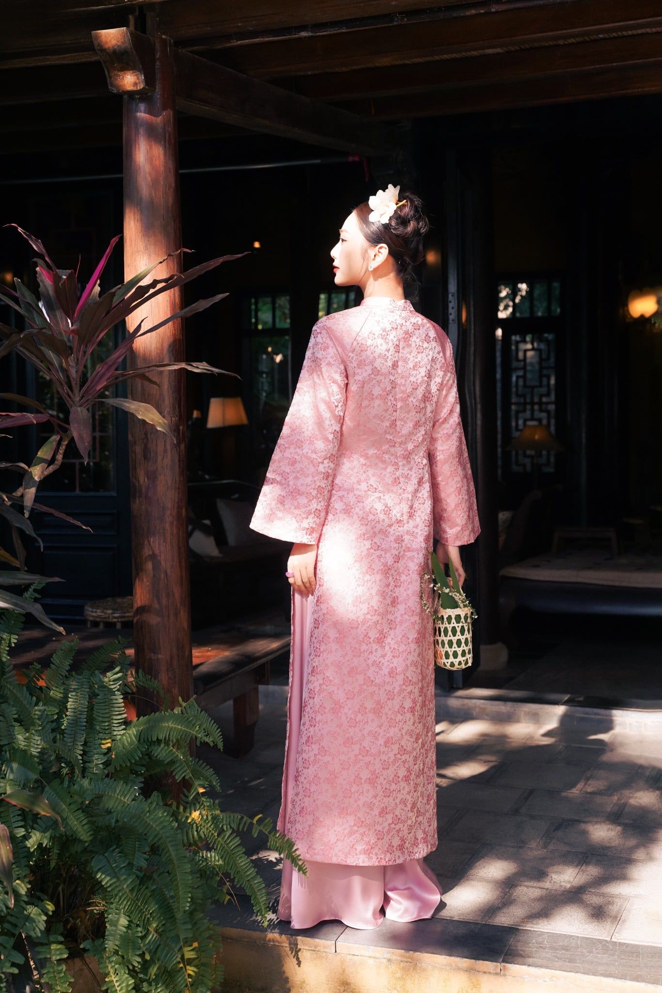 ÁO DÀI GẤM AD08772