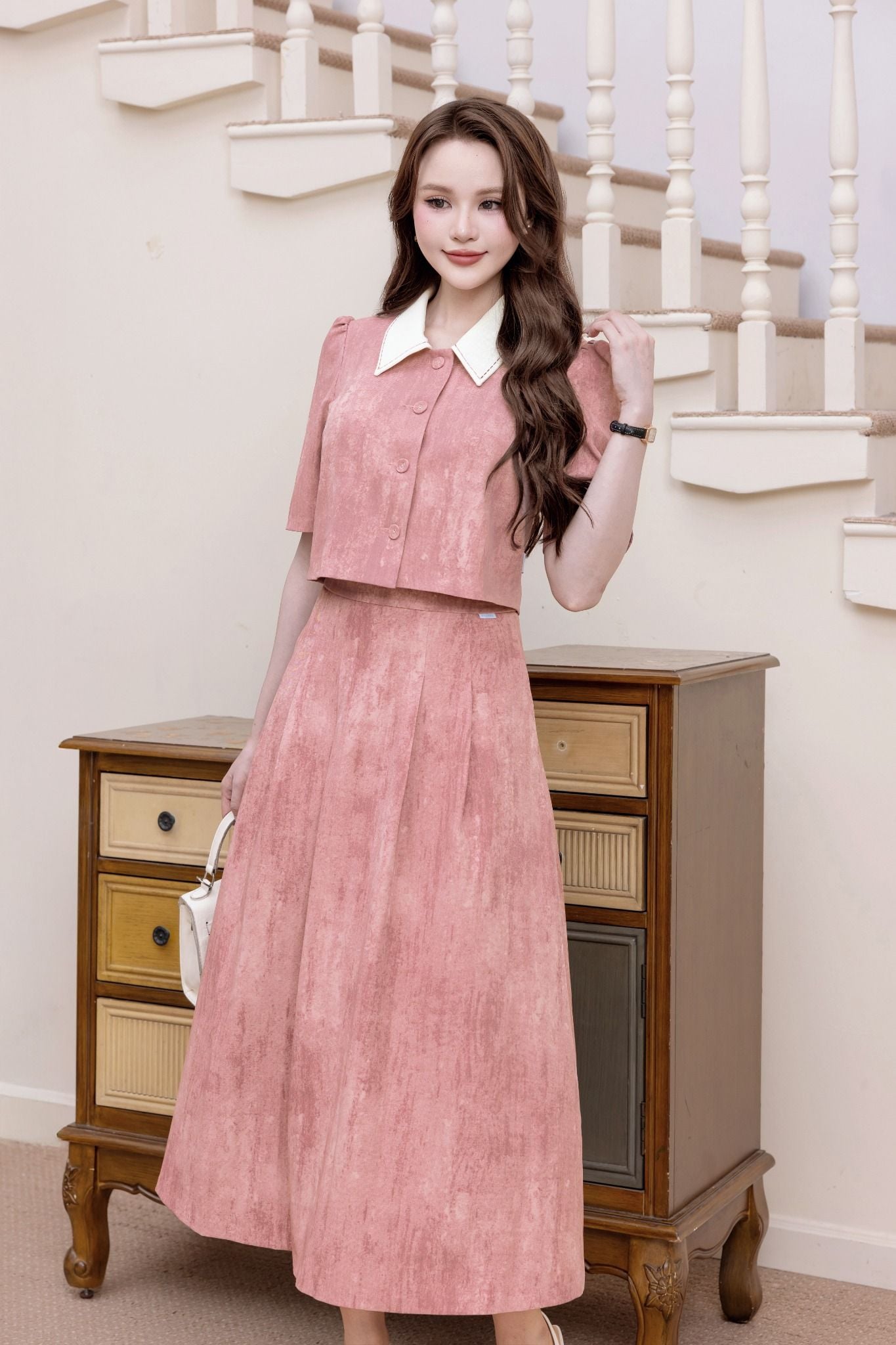 CHÂN VÁY MIDI Z04362