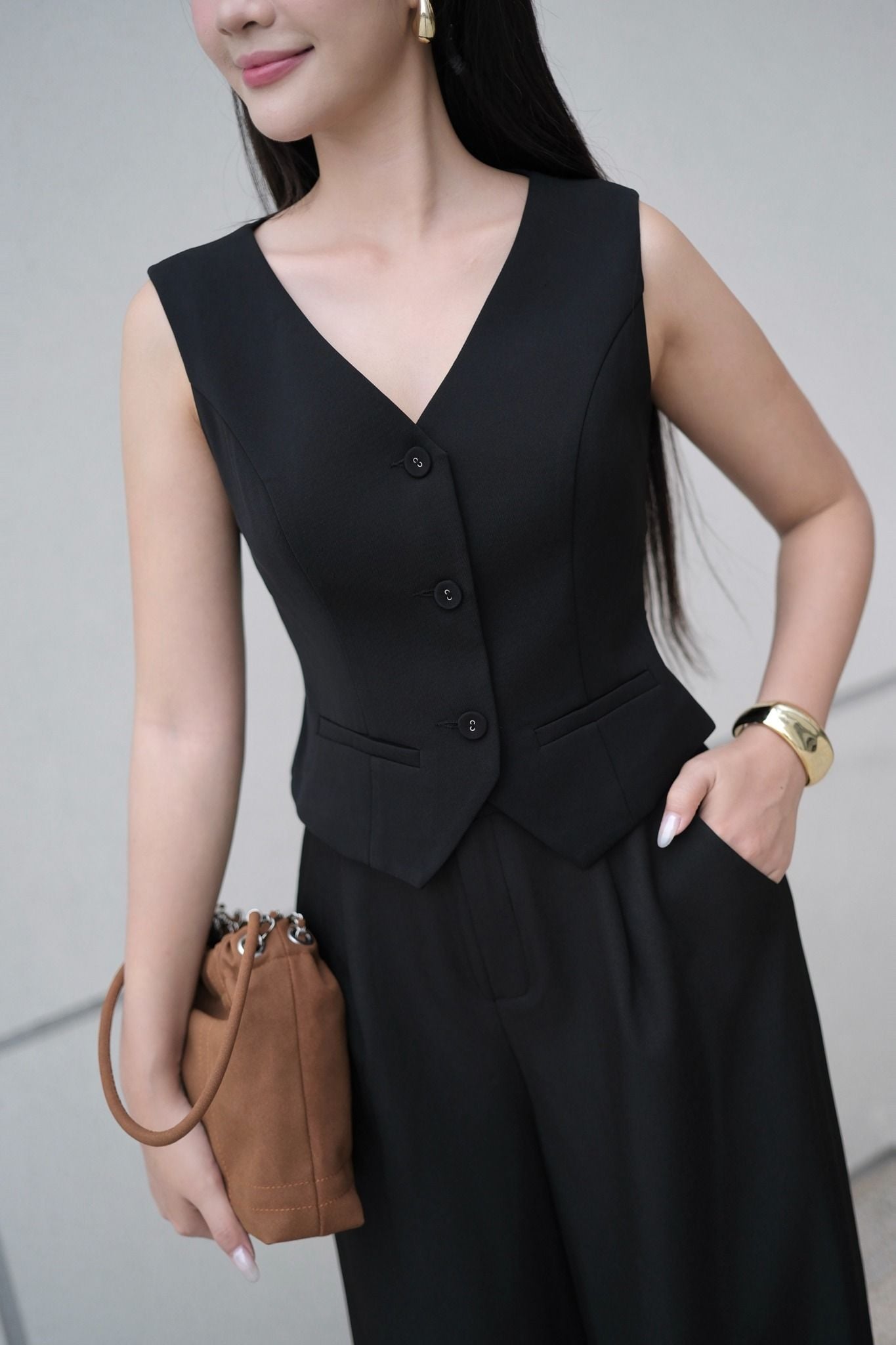 ÁO GILE ĐEN AK04532