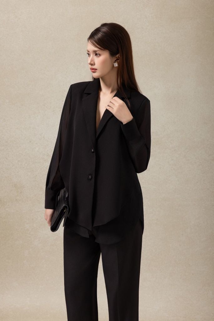  ÁO VEST DÁNG SUÔNG AK05402 