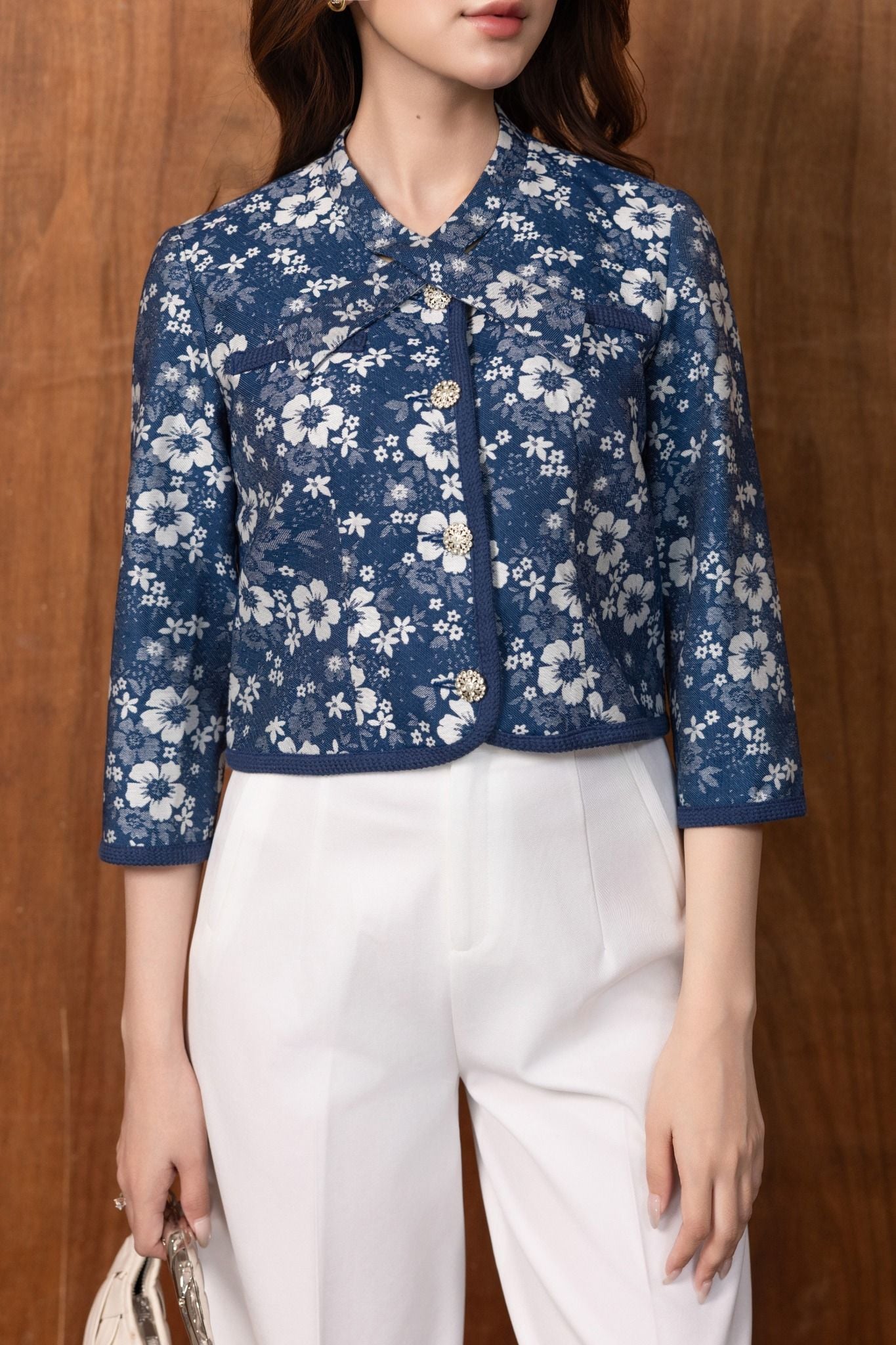 ÁO KHOÁC HOA AK05812