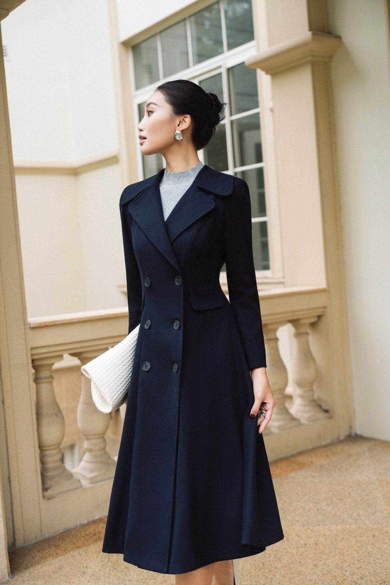 MĂNG TÔ DẠ CAO CẤP AK06332