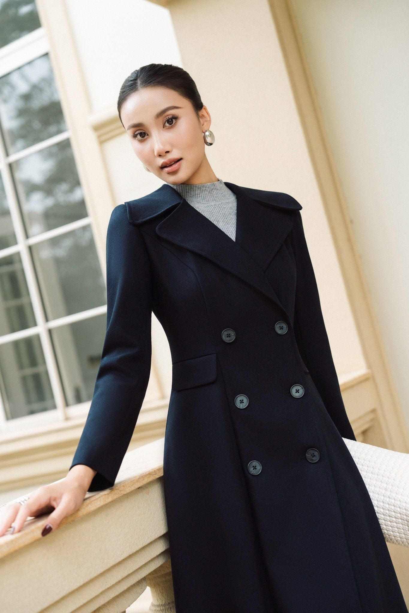 MĂNG TÔ DẠ CAO CẤP AK06332