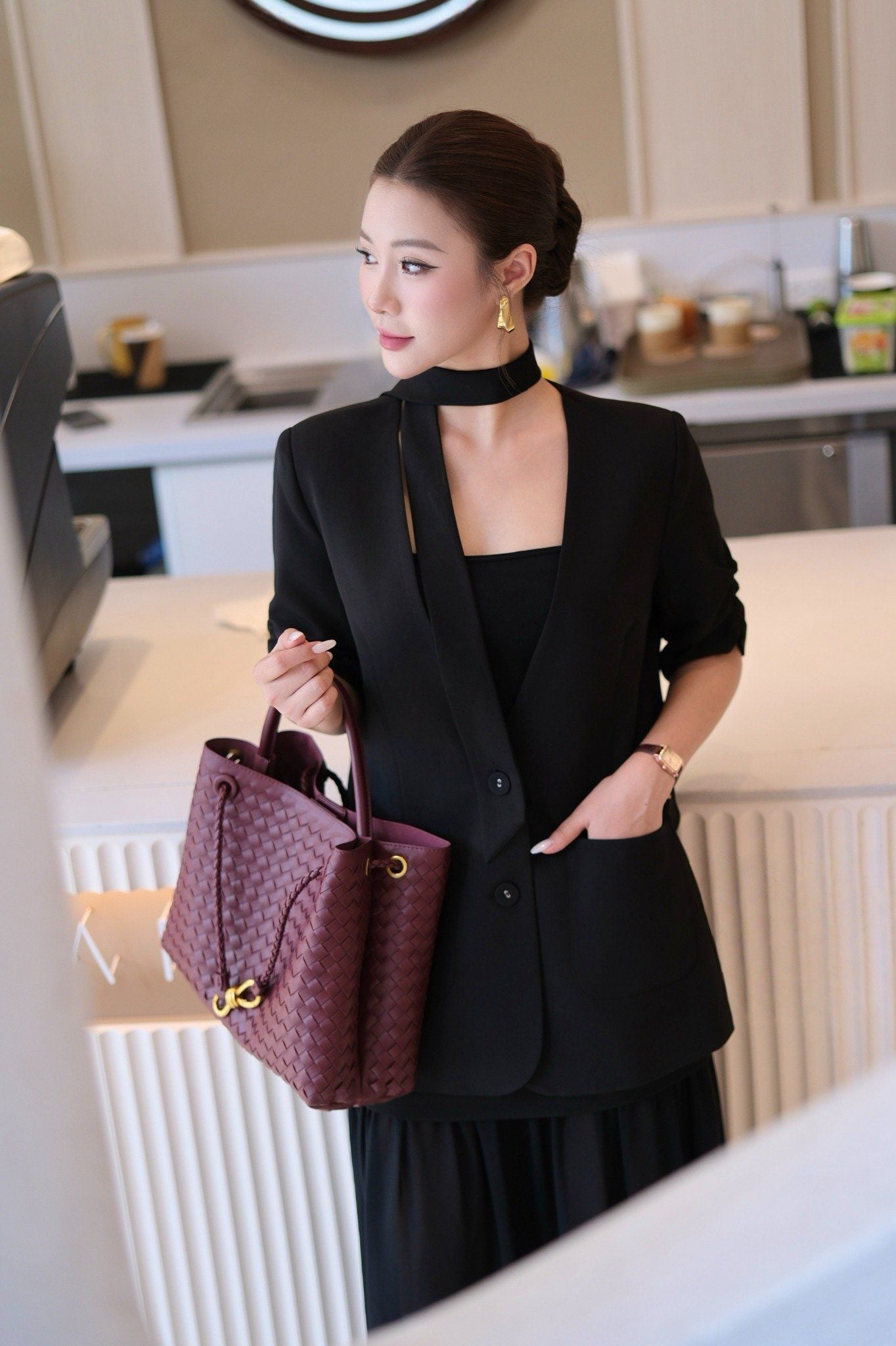 ÁO VEST DÁNG SUÔNG AK06422