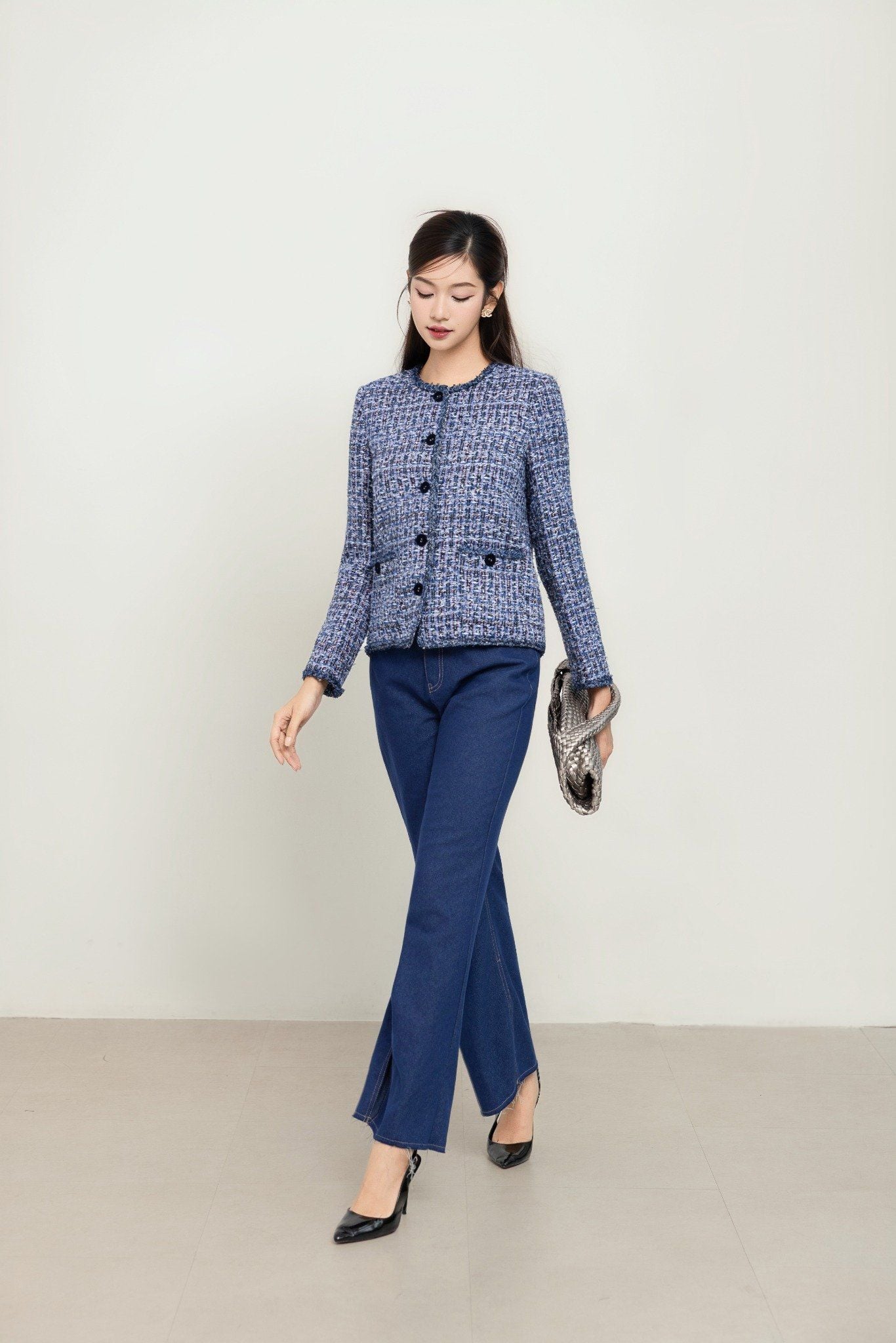 ÁO KHOÁC DẠ TWEED AK06652