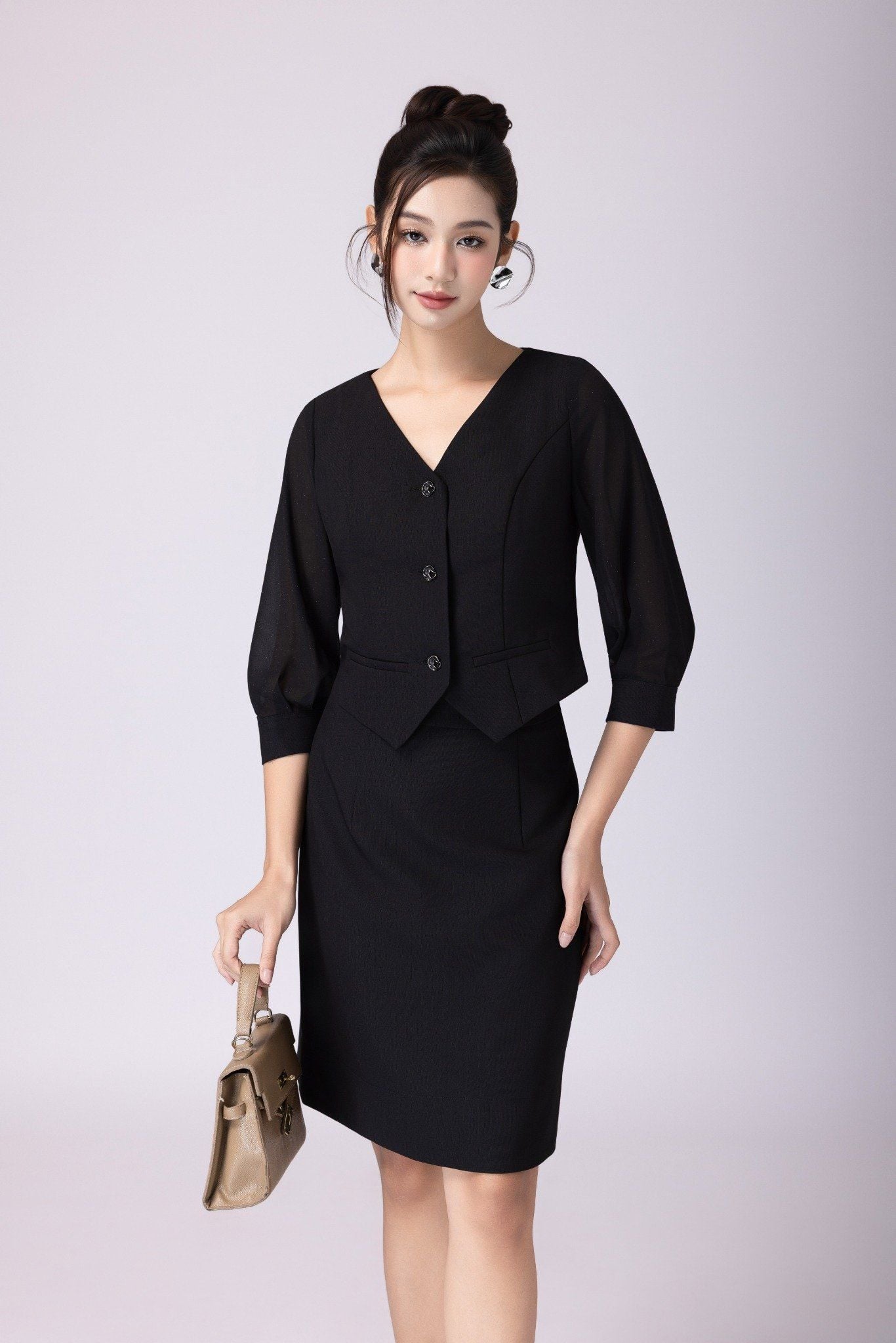 CHÂN VÁY BÚT CHÌ Z06872