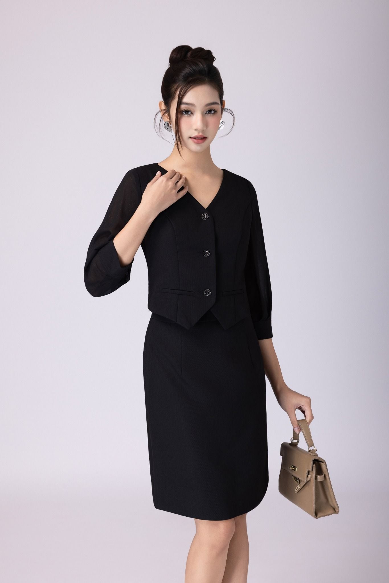 ÁO VEST VẠT NHỌN AK06862