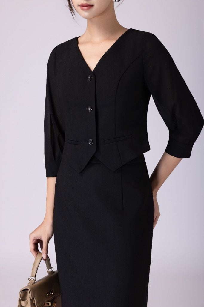  ÁO VEST VẠT NHỌN AK06862 