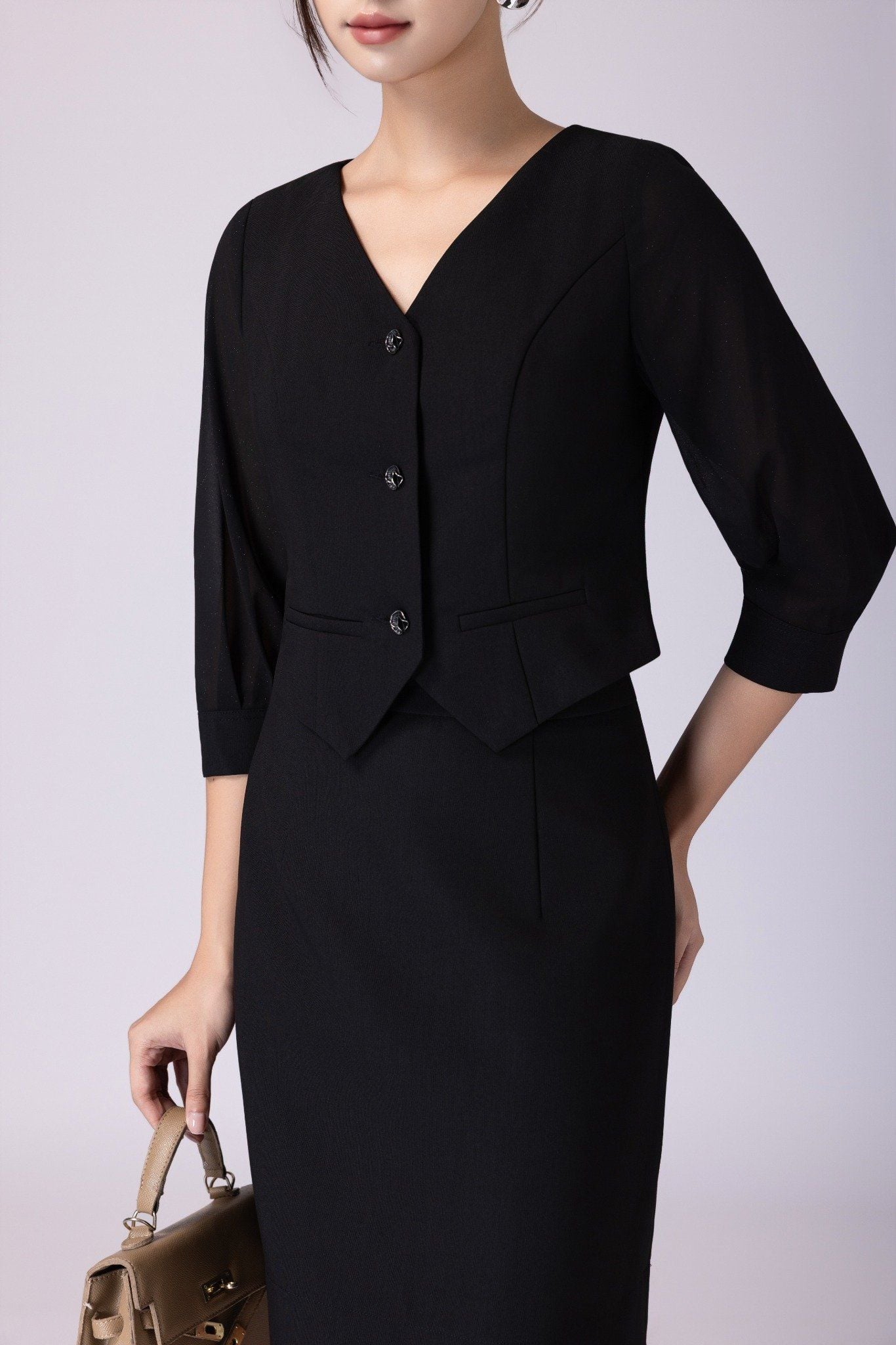 ÁO VEST VẠT NHỌN AK06862