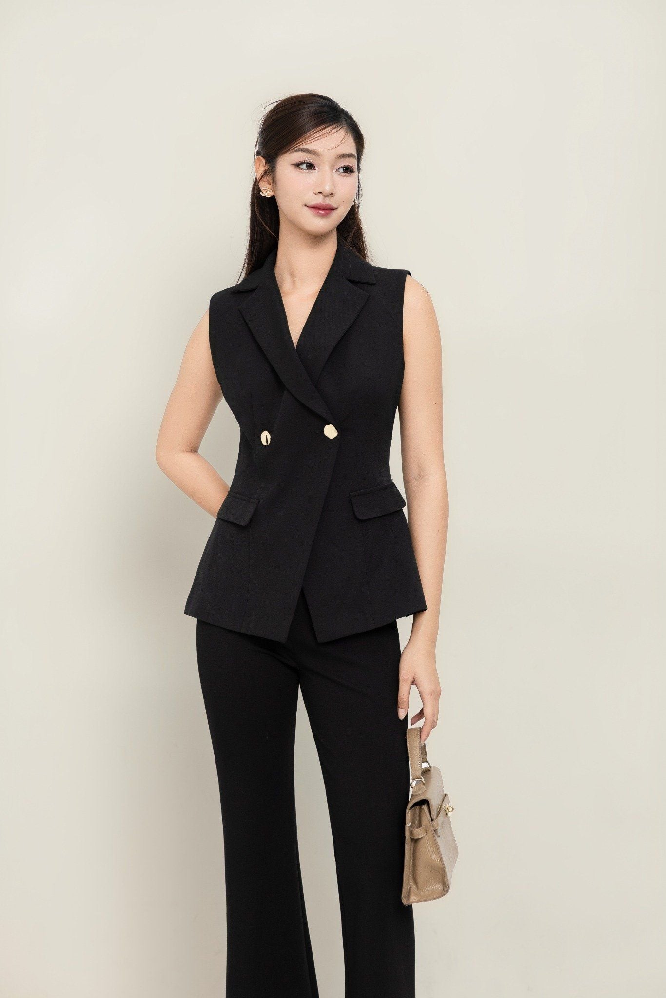 ÁO GILE ĐEN AK07242