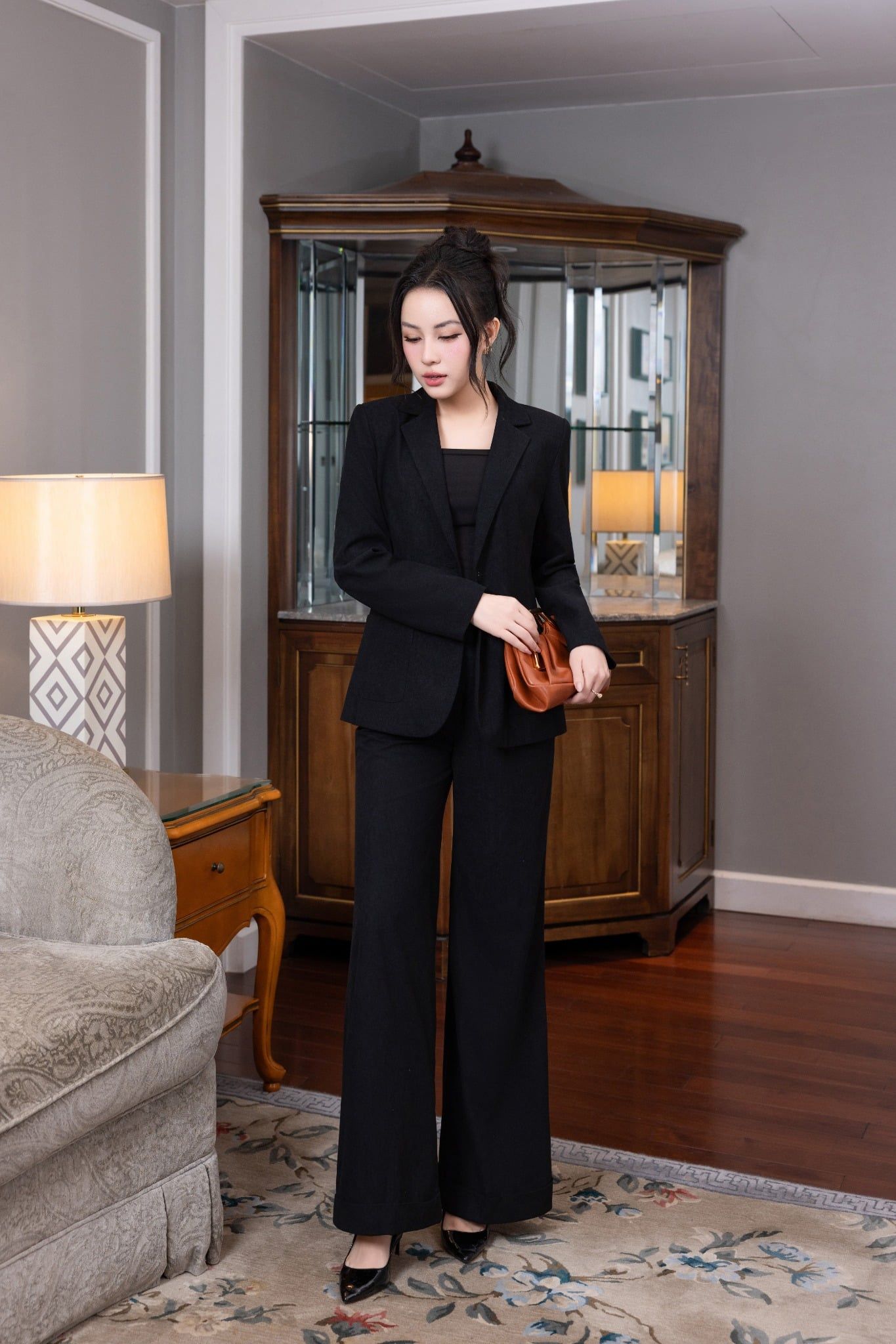 ÁO VEST ĐEN AK07532