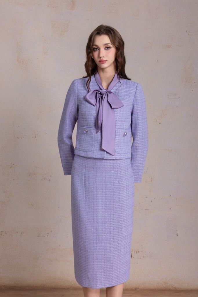 ÁO DẠ CỔ NƠ AK07622