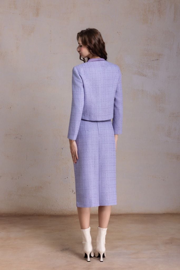  ÁO DẠ CỔ NƠ AK07622 