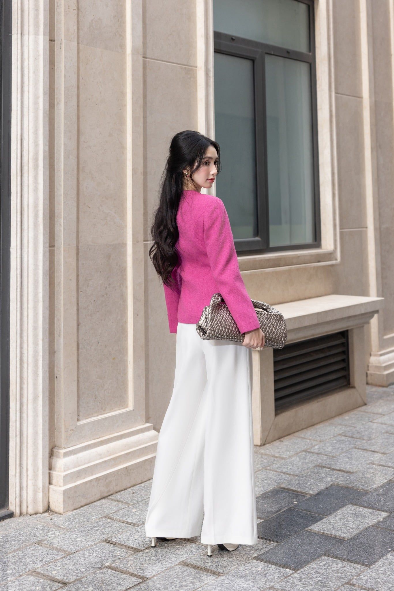 ÁO VEST HỒNG AK07982