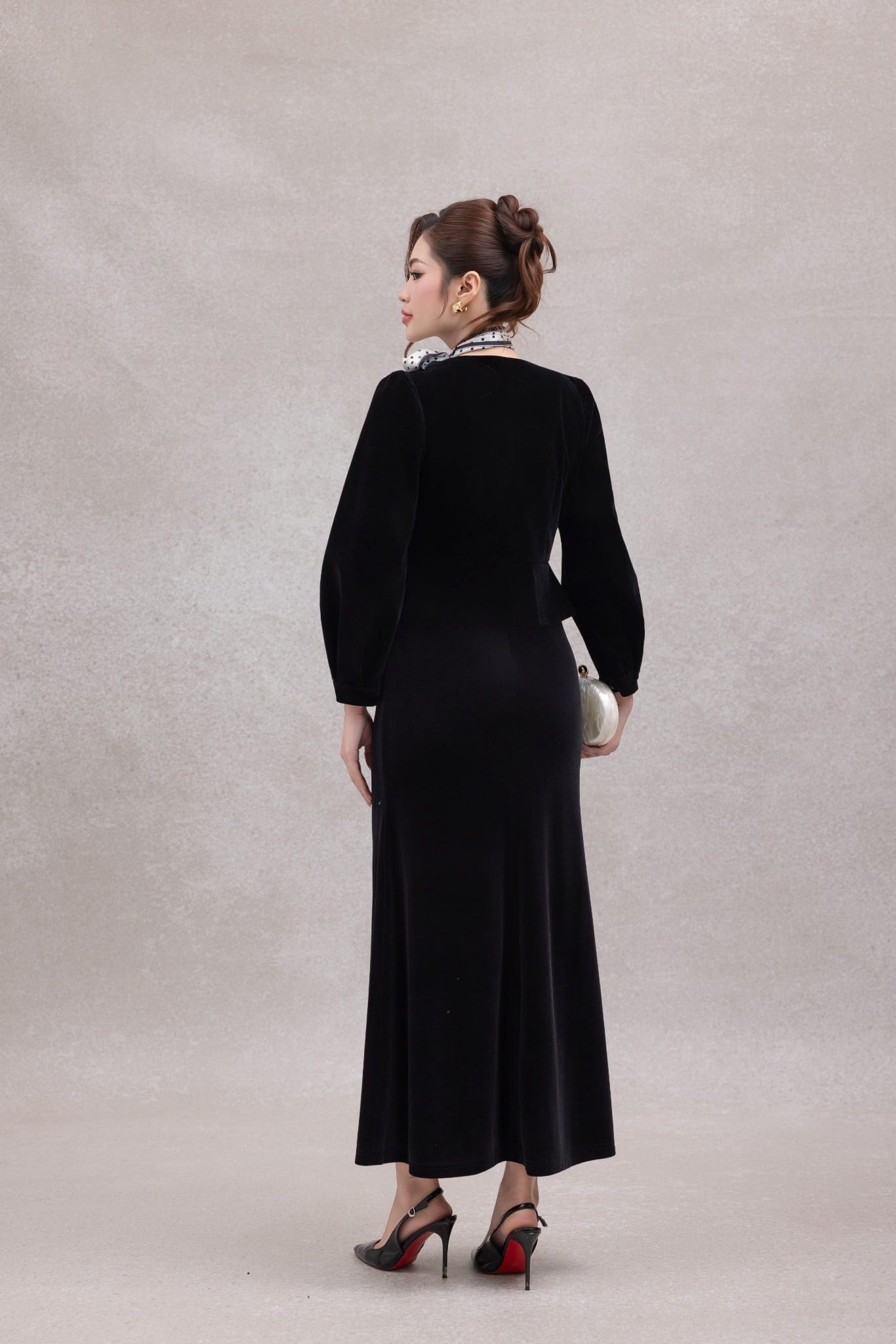 ÁO NHUNG TAY BỒNG AK08142