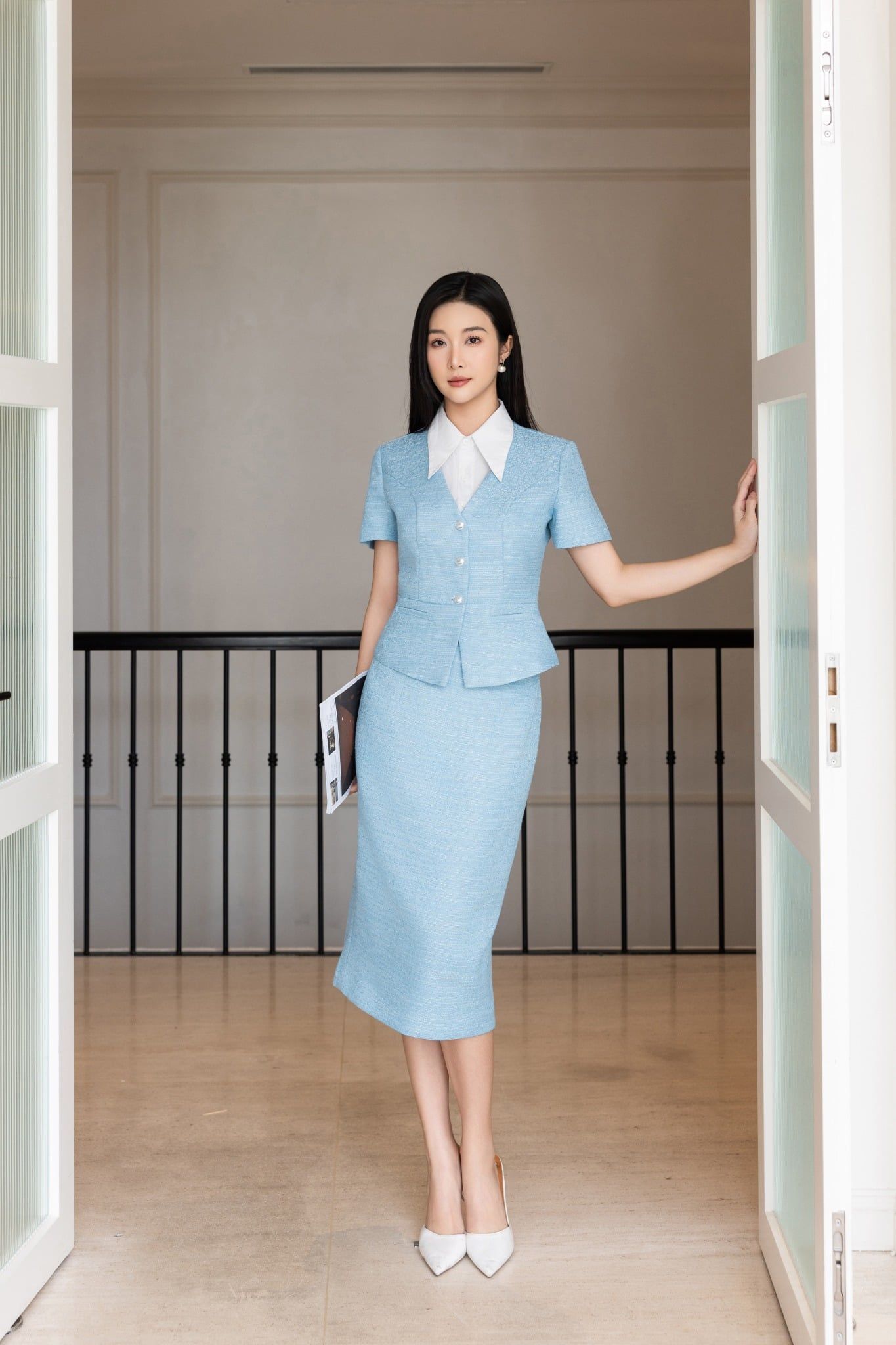 CHÂN VÁY BÚT CHÌ Z08332