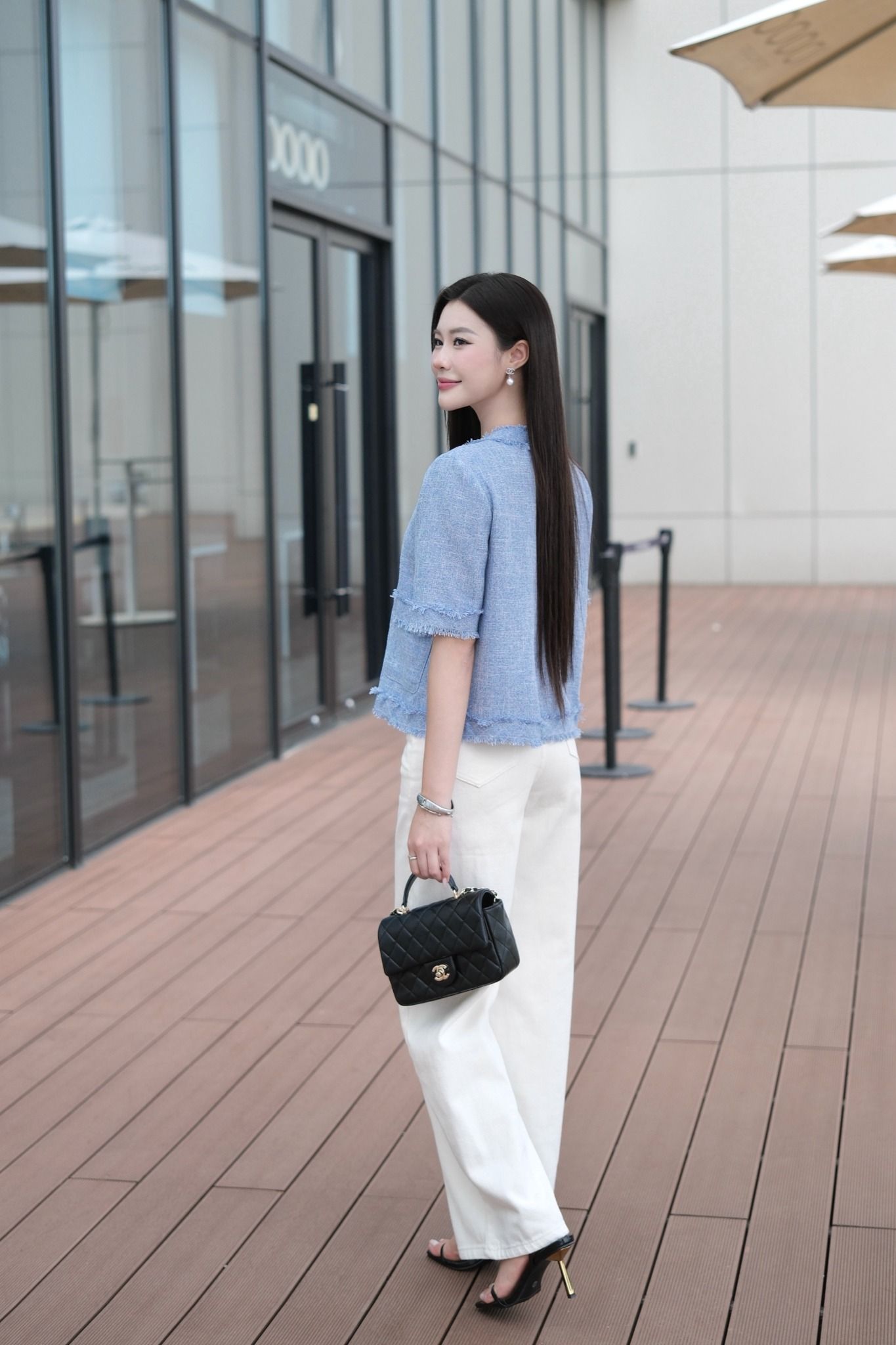 ÁO TWEED MỎNG AK63022